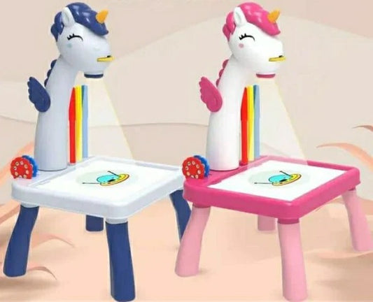 Unicorn Trace & Draw Kids Projector Desk